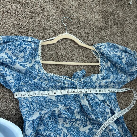 NWT Simply Southern Women’s Sweetheart Babydoll Puff Sleeve Mini Dress XL - Picture 11 of 13